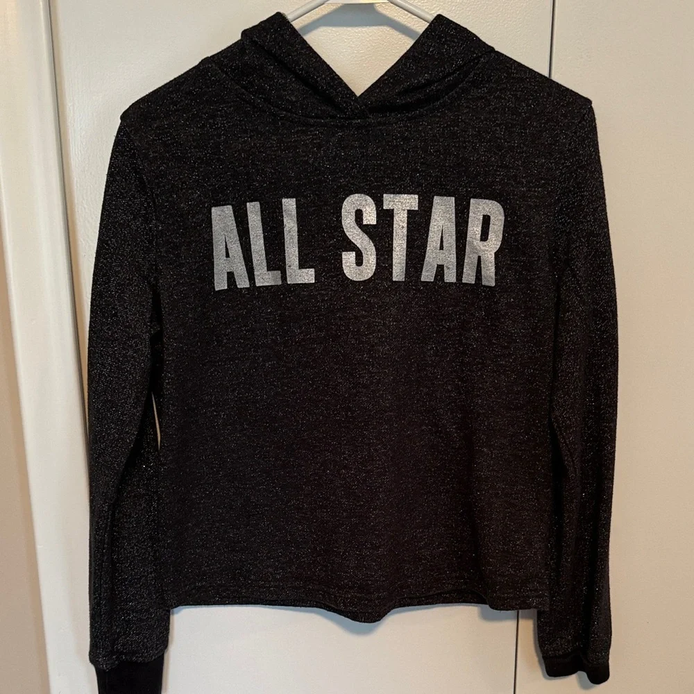 Converse Black All Star Hooded Sweatshirt
